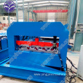 Colored steel roof sheet curving machine with crimping